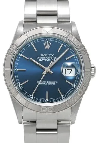 Rolex Datejust Turn-O-Graph 16264 36mm Stainless steel Blue