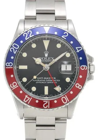 Rolex GMT-Master 1675 40mm Stainless steel Black