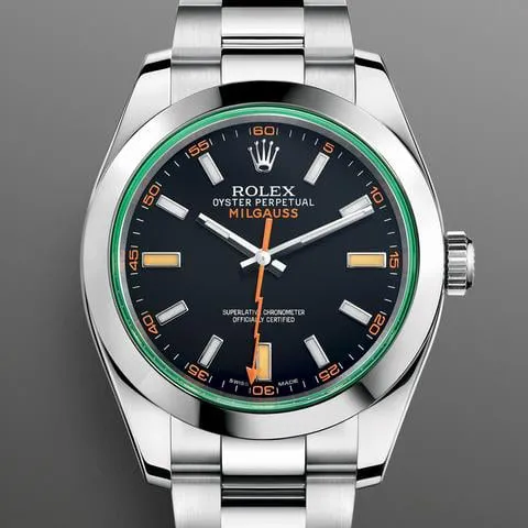 Rolex Milgauss 116400GV 40mm Stainless steel Black