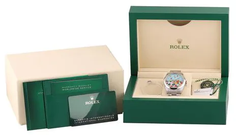 Rolex Oyster Perpetual 41 124300 41mm Stainless steel Blue 9