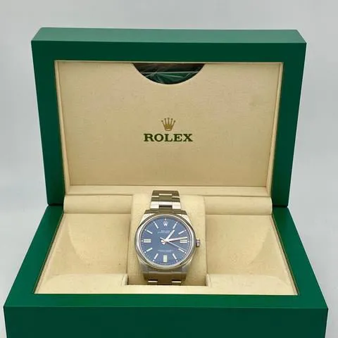 Rolex Oyster Perpetual 41 124300 41mm Stainless steel Blue 6