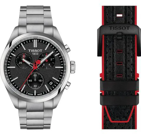 Tissot PR 100 T1504171105101 40mm Stainless steel Black