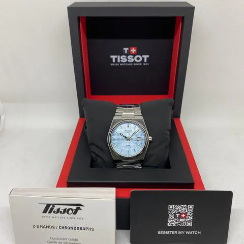 Tissot PRX T137.407.11.351.00 40mm Stainless steel Ice blue 1