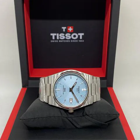 Tissot PRX T137.407.11.351.00 40mm Stainless steel Ice blue 10