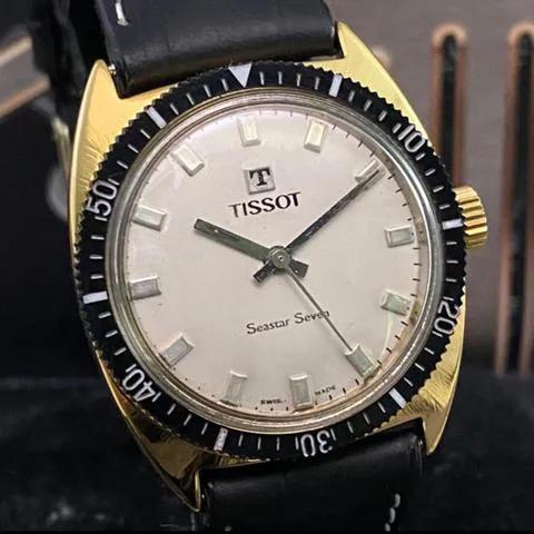 Tissot Seastar 33mm Yellow gold and Stainless steel White 1