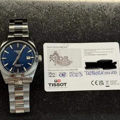 Tissot T-Classic T127.407.11.041.00 40mm Stainless steel Blue 1