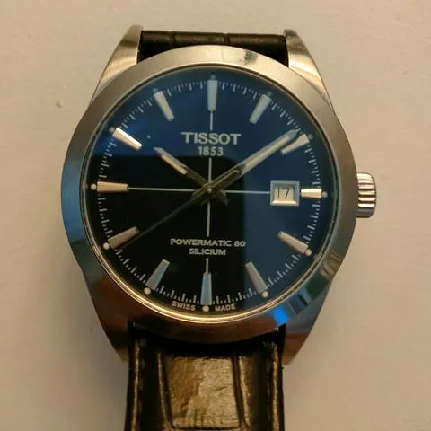 Tissot T-Classic T1274071604101 40mm Stainless steel Blue 6