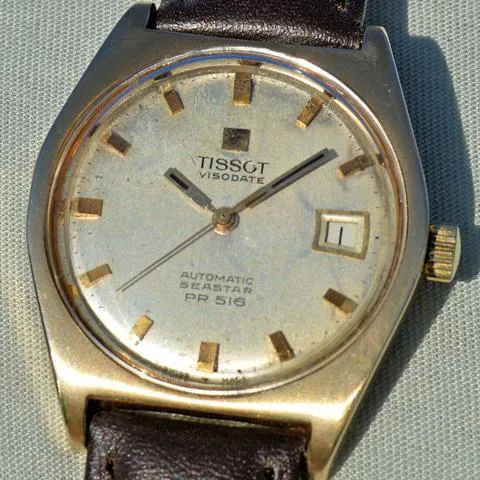 Tissot Visodate PR516 34mm Yellow gold White 3