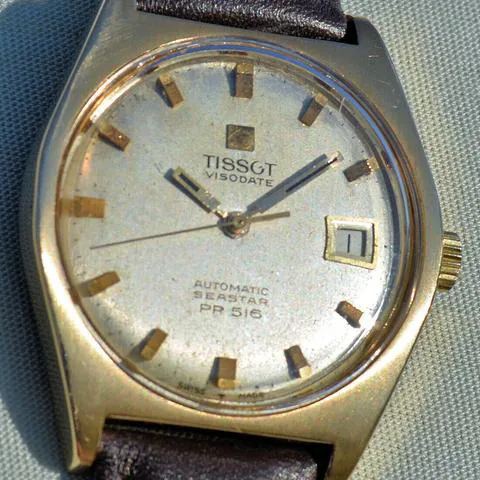 Tissot Visodate PR516 34mm Yellow gold White 4