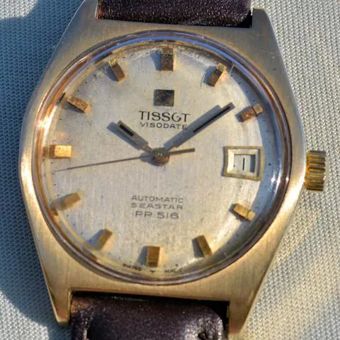 Tissot Visodate PR516 34mm Yellow gold White 5