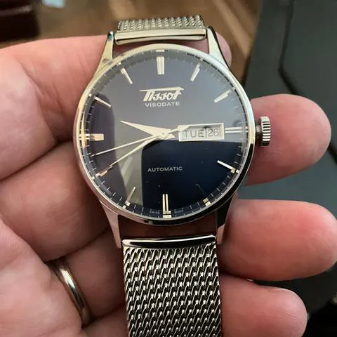 Tissot Heritage Visodate T019.430.11.041.00 40mm Stainless steel Blue 5