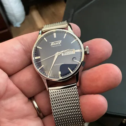 Tissot Heritage Visodate T019.430.11.041.00 40mm Stainless steel Blue 6