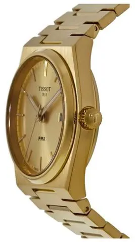 Tissot PRX T137.210.33.021.00 35mm Yellow gold and Stainless steel Champagne 1