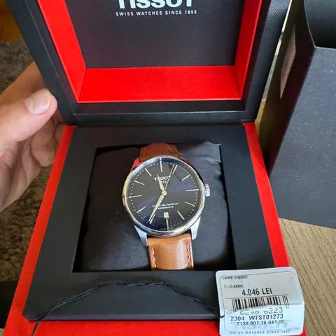 Tissot T-Classic T139.807.16.041.00 39mm Stainless steel Blue