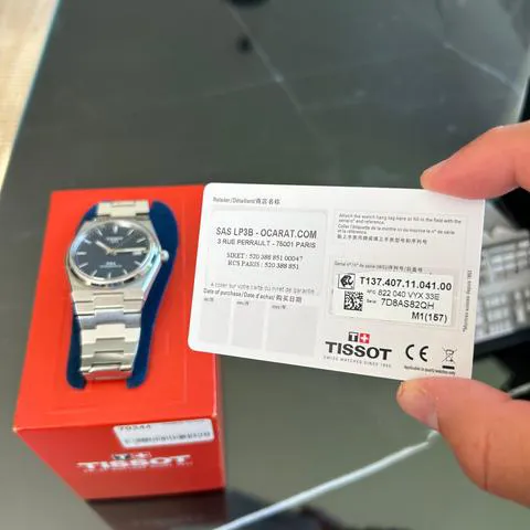 Tissot PRX T137.407.11.041.00 40mm Stainless steel Blue 7