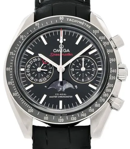 Omega Speedmaster Professional Moonwatch Moonphase 304.33.44.52.01.001 44mm Stainless steel Black