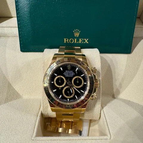 Rolex Daytona 126508 40mm Yellow gold Black