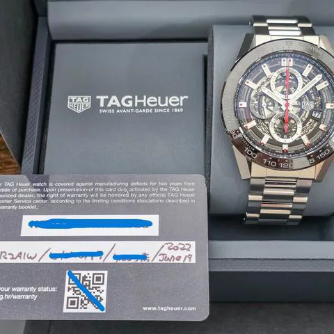 TAG Heuer Carrera CAR2A1W.BA0703 45mm Stainless steel Skeleton 6