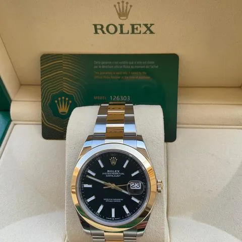 Rolex Datejust 41 126303 41mm Yellow gold and Stainless steel Black 5