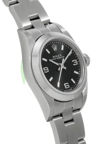 Rolex Oyster Perpetual 76080 24mm Stainless steel Black 2