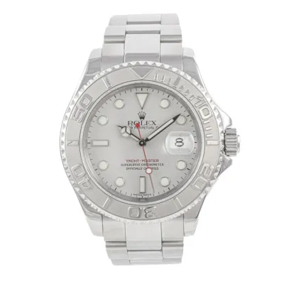 Rolex Yacht-Master 16622 40mm Platinum and Stainless steel Silver