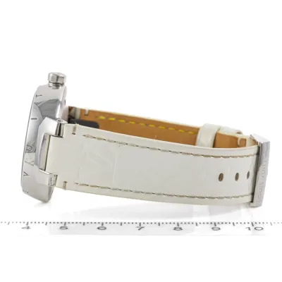 Louis Vuitton Tambour QA116 34mm Stainless steel White 5