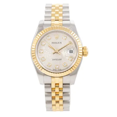 Rolex Lady-Datejust 179173G 26mm Stainless steel and 18k yellow gold Silver