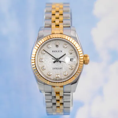 Rolex Lady-Datejust 179173G 26mm Stainless steel and 18k yellow gold Silver 7