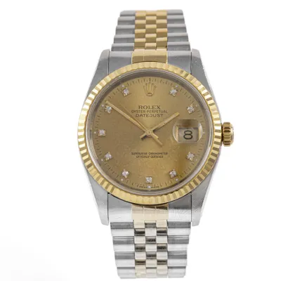 Rolex Datejust 16233G 36mm Stainless steel and 18k yellow gold Gold