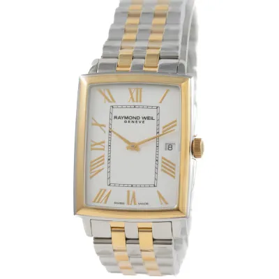 Raymond Weil Toccata 5425-STP-00308 37mm Yellow gold PVD plated with stainless steel White