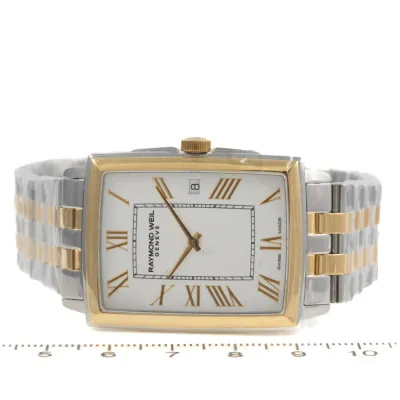 Raymond Weil Toccata 5425-STP-00308 37mm Yellow gold PVD plated with stainless steel White 2