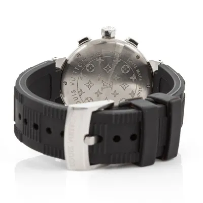 Louis Vuitton Tambour Q11BG 39mm Stainless steel Black 6