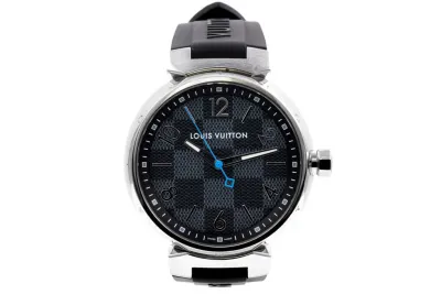 Louis Vuitton Tambour QA073 41mm Stainless steel Black 4