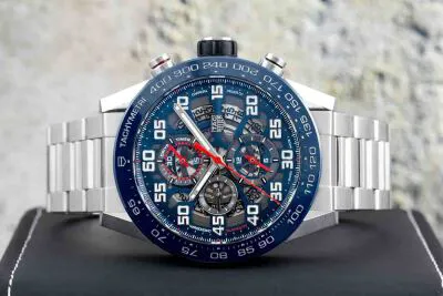 TAG Heuer Carrera CAR2A1K 45mm Stainless steel Blue and Skeletonized 3