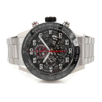 TAG Heuer Carrera CAR2A1K 45mm Stainless steel Blue and Skeletonized 6