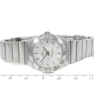 Omega Constellation Quartz 123.10.24.60.05.001 24mm Stainless steel White 3