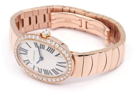 Cartier Baignoire Small Model WB520002 23mm Rose gold Silver 1