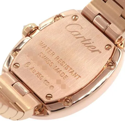 Cartier Baignoire Small Model WB520002 23mm Rose gold Silver 3