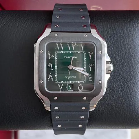 Cartier Santos WSSA0055 40mm Stainless steel Green