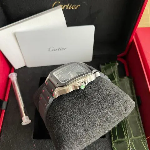 Cartier Santos WSSA0055 40mm Stainless steel Green 7