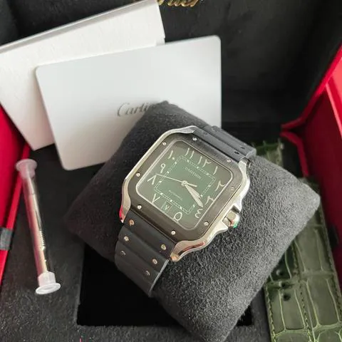 Cartier Santos WSSA0055 40mm Stainless steel Green 12