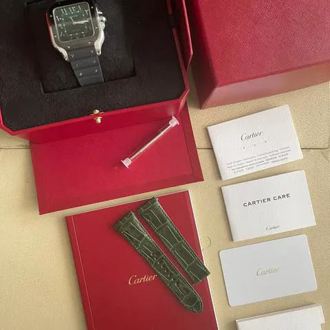 Cartier Santos WSSA0055 40mm Stainless steel Green 15