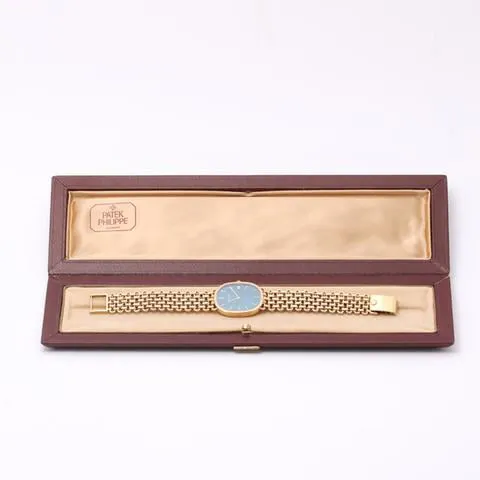 Patek Philippe Golden Ellipse 3788 27mm Yellow gold Blue 1