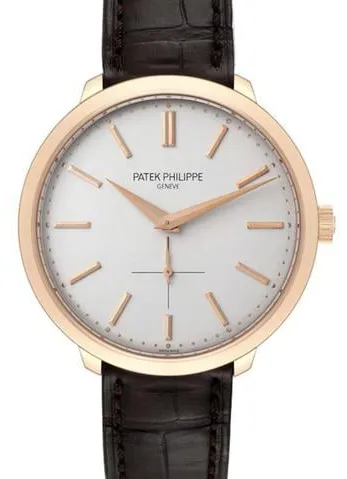 Patek Philippe Calatrava 5123R-001 38mm Rose gold Silver