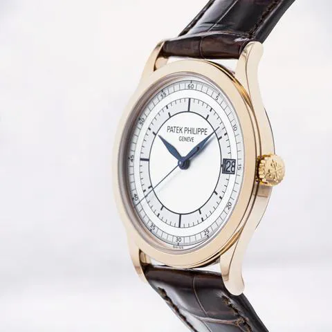 Patek Philippe Calatrava 5296R-001 38mm Rose gold Silver 1