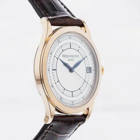 Patek Philippe Calatrava 5296R-001 38mm Rose gold Silver 3