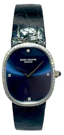 Patek Philippe Ellipse 3849 White gold Blue