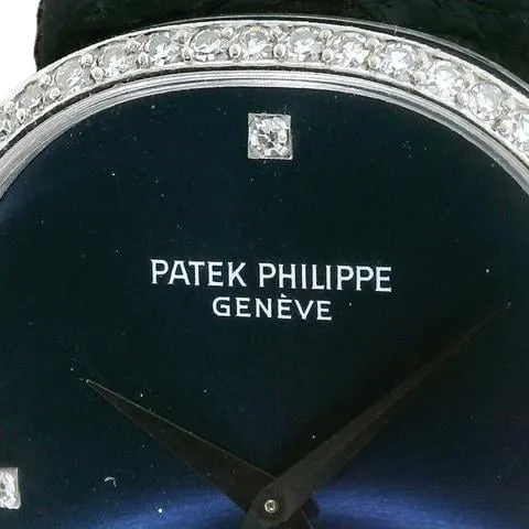 Patek Philippe Ellipse 3849 White gold Blue 4