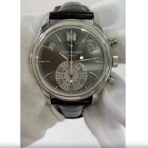 Patek Philippe Annual Calendar Chronograph 5960P-001 40.5mm Platinum Gray