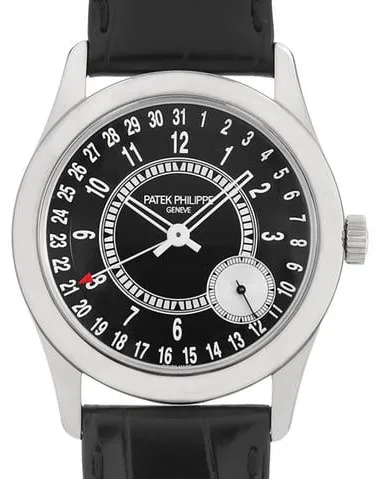 Patek Philippe Calatrava 6006G-001 39mm White gold Black